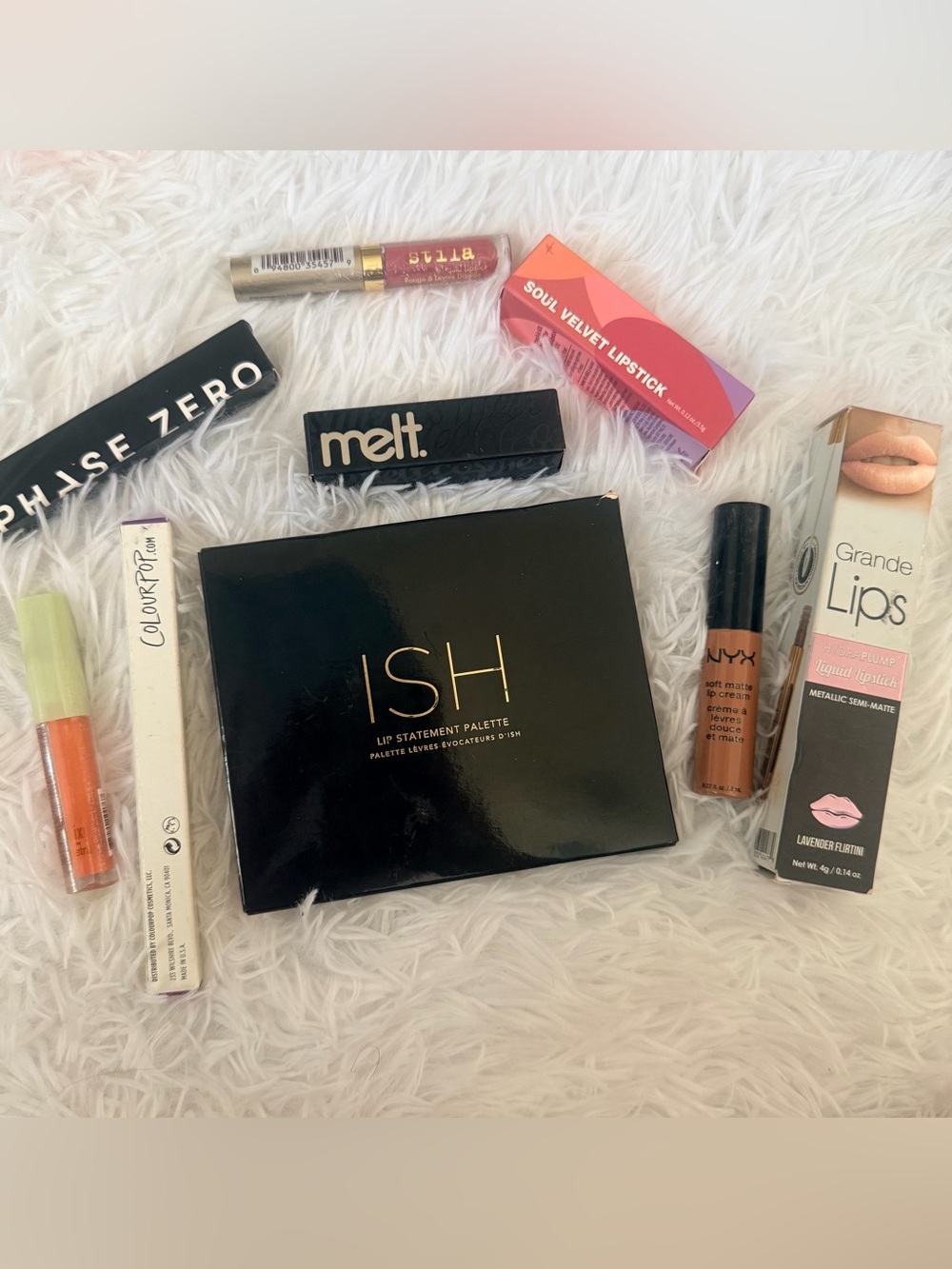 Makeup Lip Color Bundle | Luxury & Indie Lip Colors • 10 Pieces